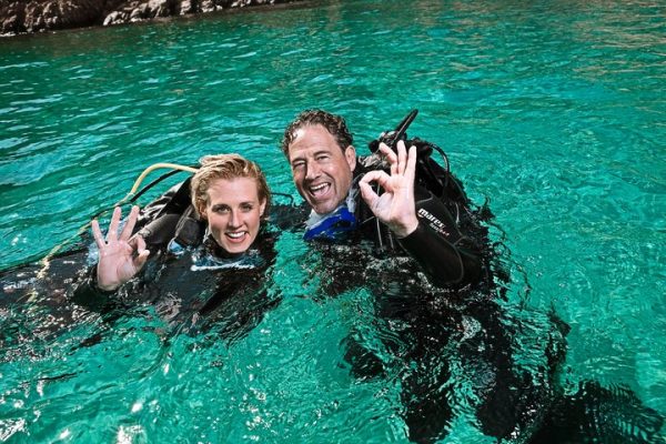Discover Scuba Diving from the beach mallorca